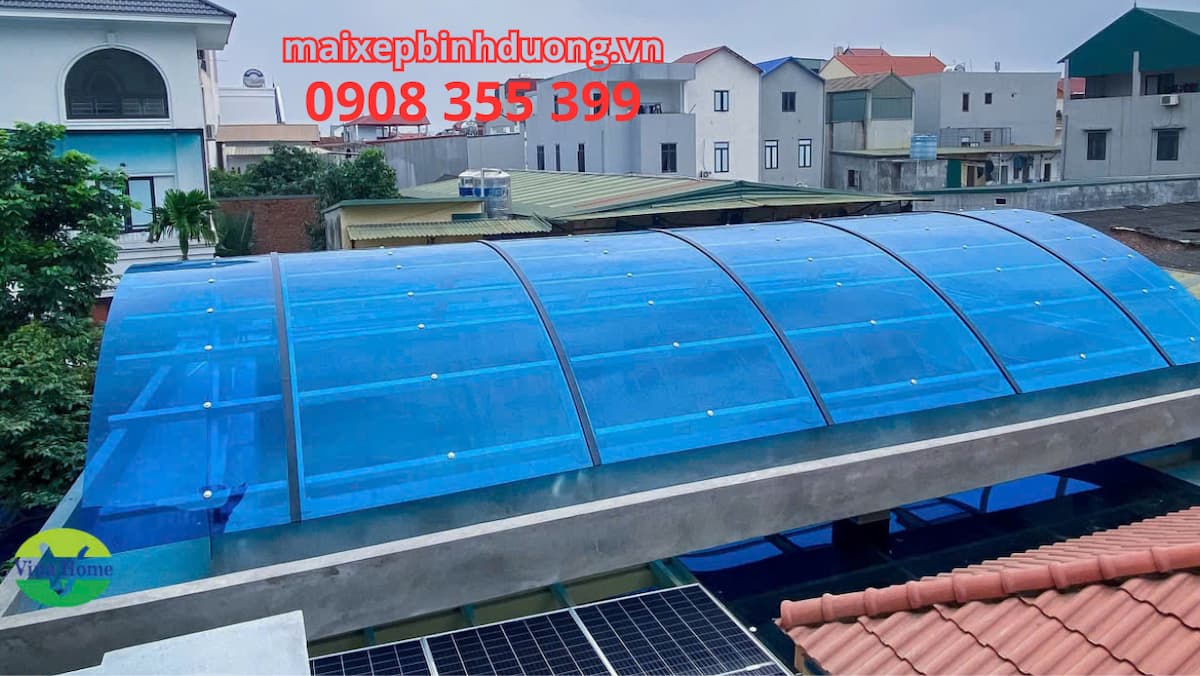 Lắp đặt mái che hồ bơi giá rẻ