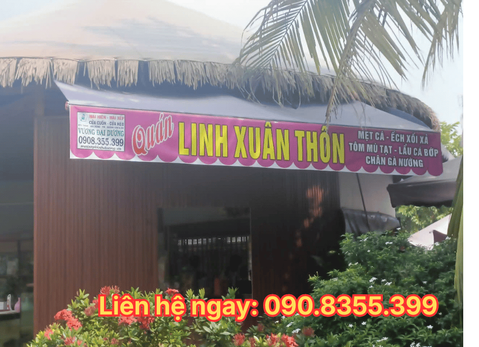 mẫu bạt che 2026 mới nhất