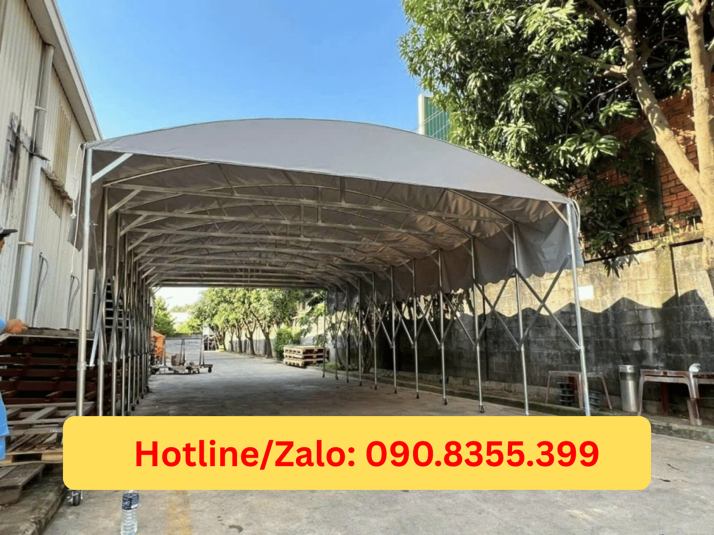 báo giá thi công mái che cao cấp