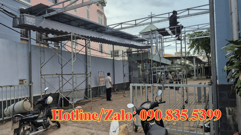 Quy trình thi công mái xếp lượn sóng Bình Dương từ Công ty Vương Đại Dương 2 mái xếp lượn sóng bình dương