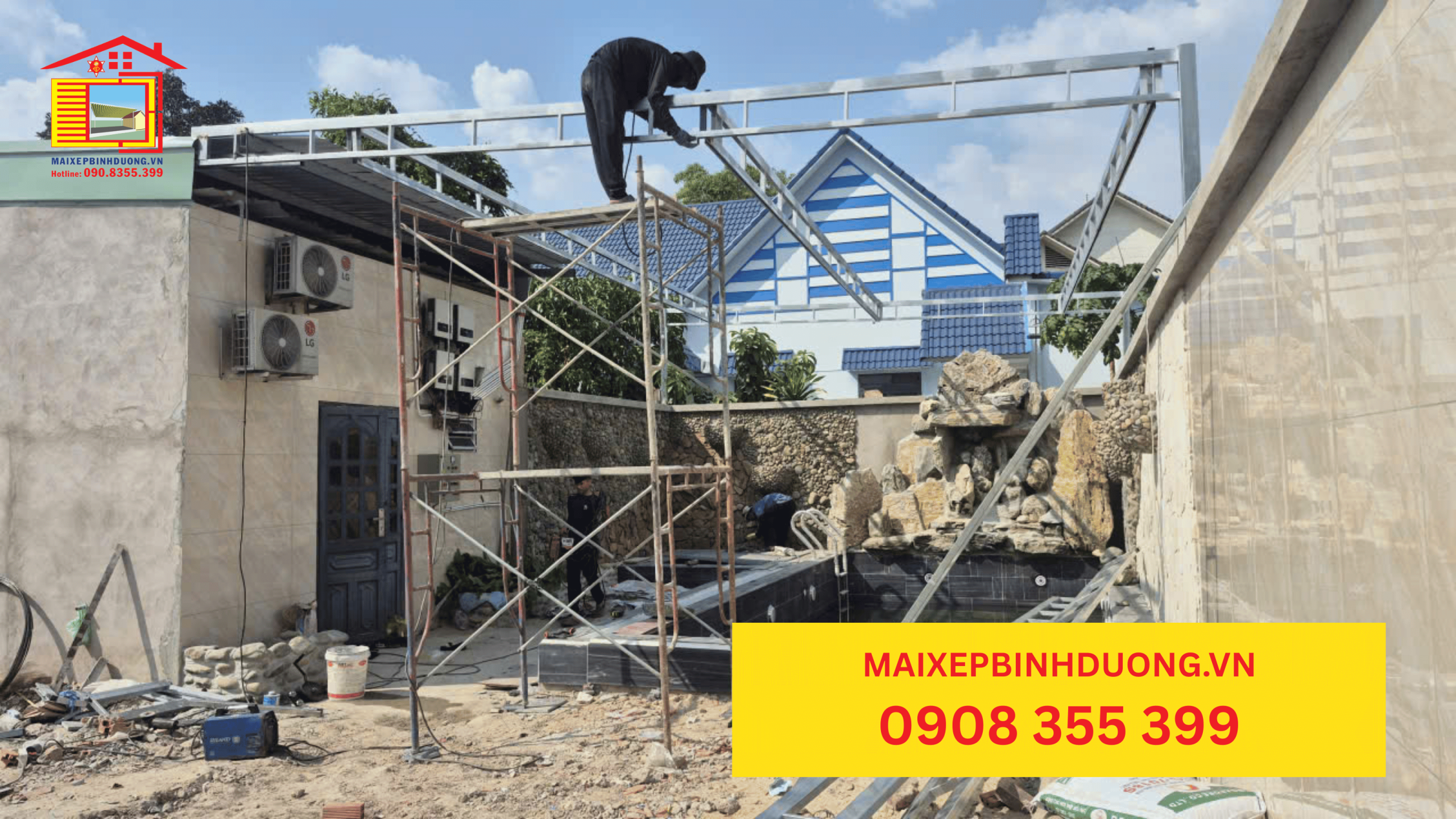 Thời gian thi công mái xếp mất bao lâu? Những điều bạn cần biết trước khi lắp đặt 4 thời gian thi công mái xếp