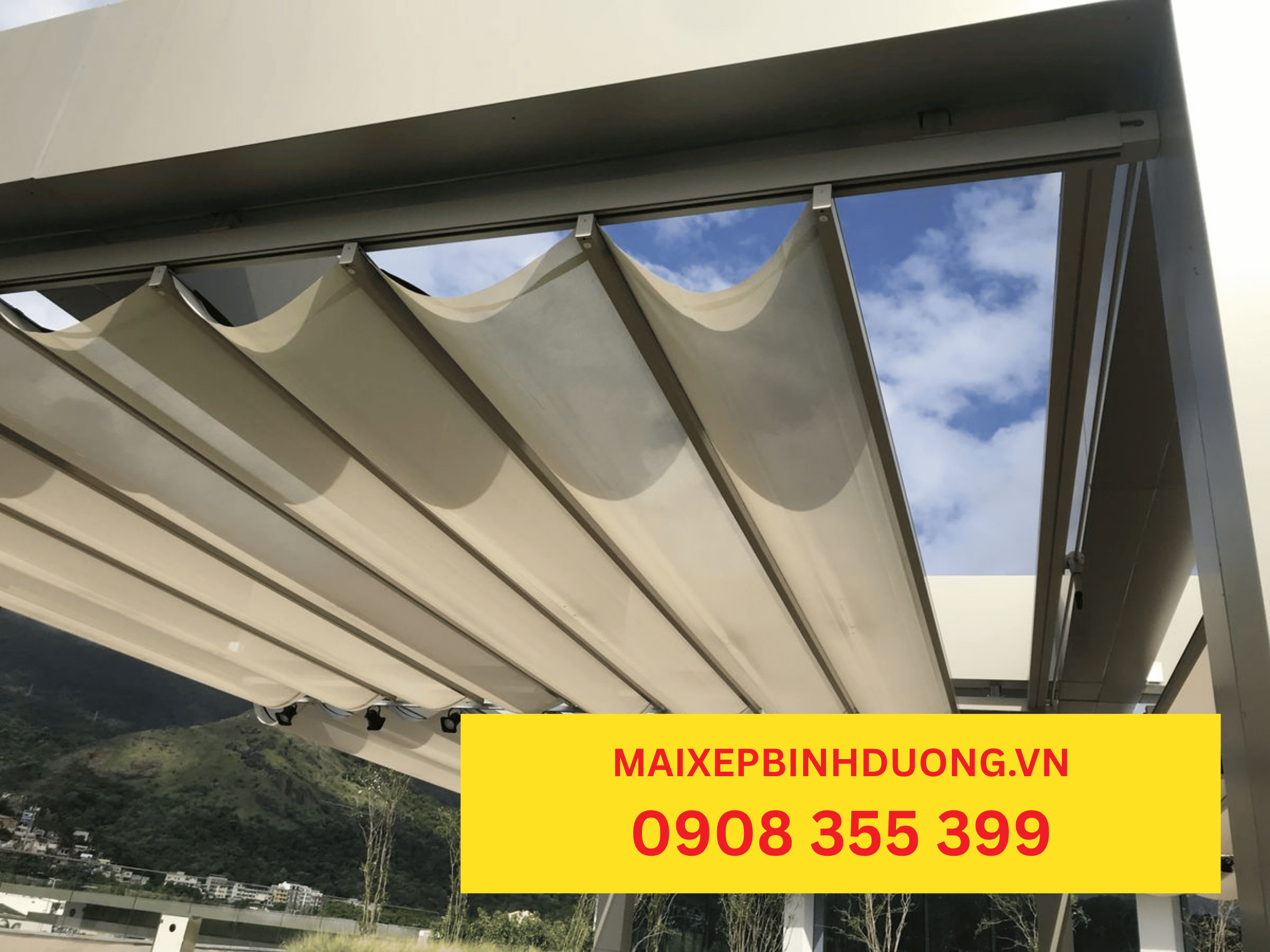 Mái Xếp Nhà Xe 2026 - Giải Pháp Che Nắng Mưa Linh Hoạt Cho Khu Vực Để Xe 10 MAIXEPBINHDUONG.VN 6