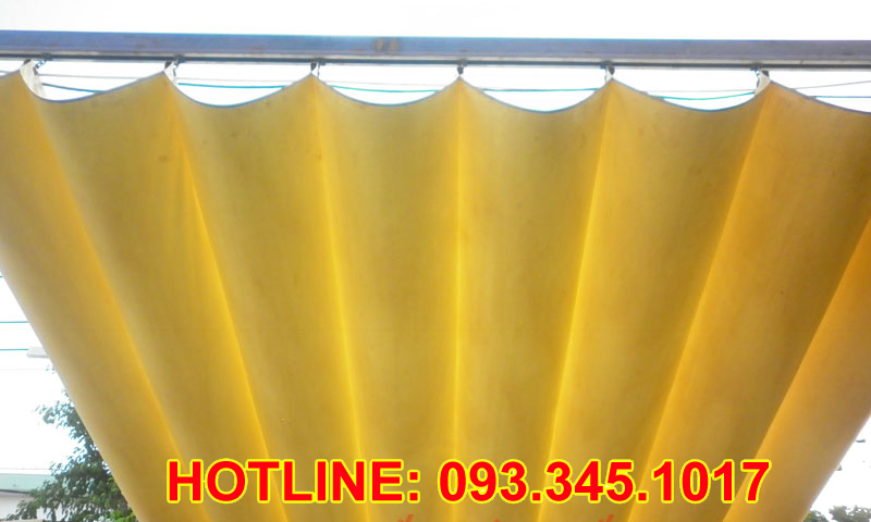 Mái xếp siêu đẹp MXTT07 dạng cố định 15 mai xe chat luong sieu dep hcm 2 1