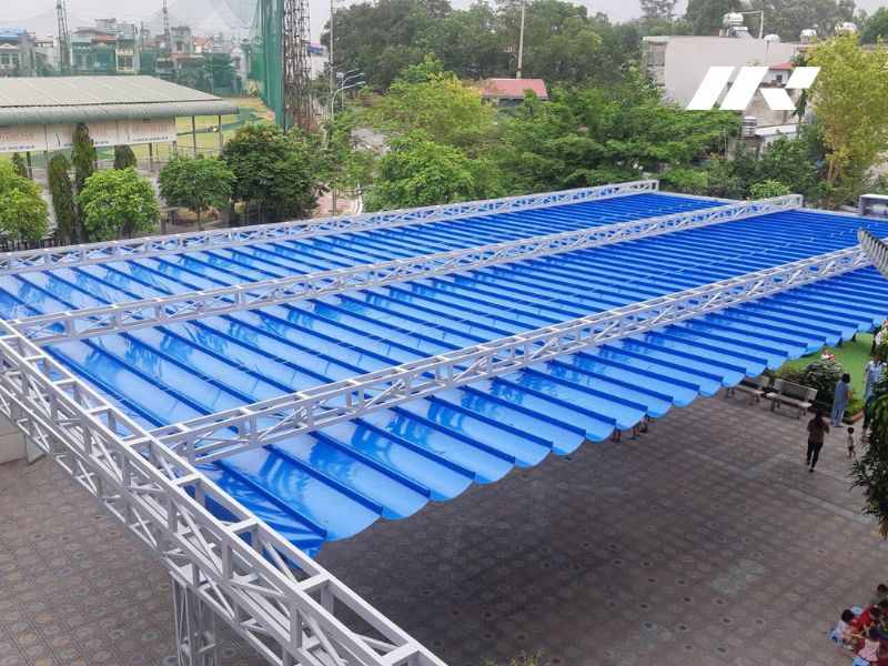 mái xếp di động