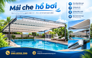 Mái che hồ bơi